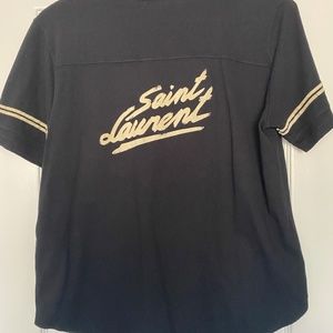 Saint Laurent destroyed shirt